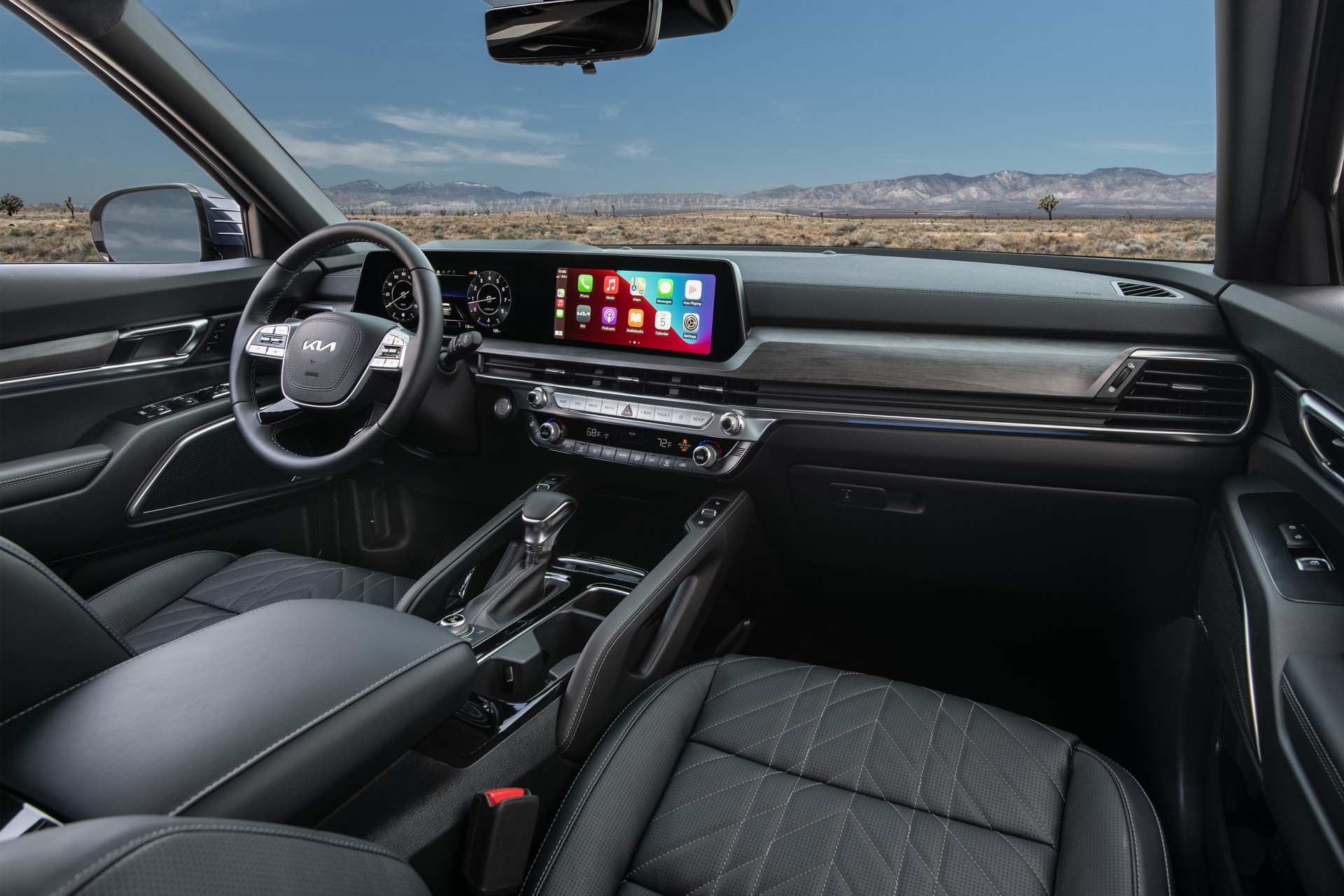 Download 2023 Kia Telluride X-Pro - Interior HD Wallpaper 1920x1280 #22