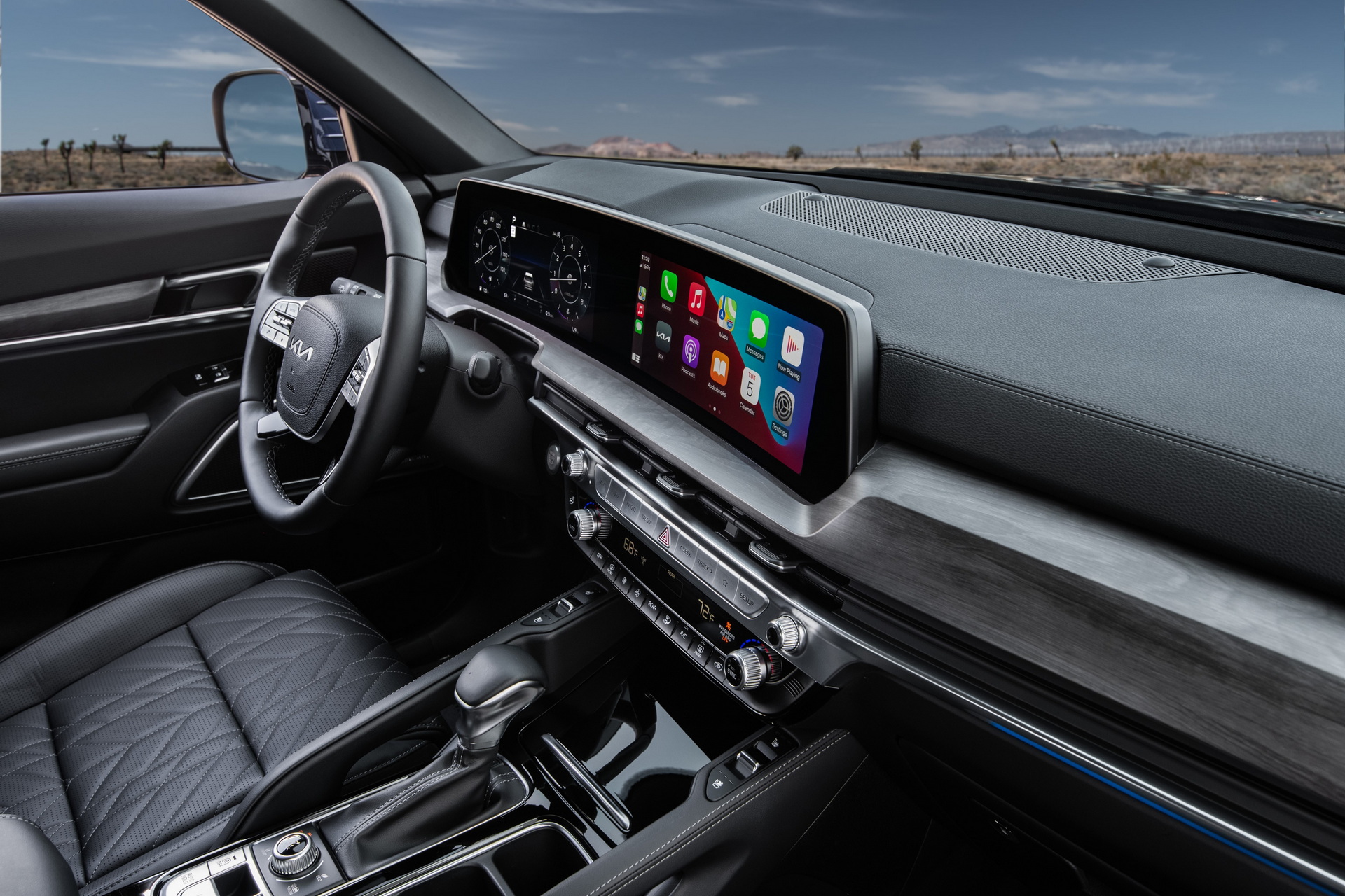 Download 2023 Kia Telluride X-Pro - Interior HD Wallpaper 1920x1280 #24
