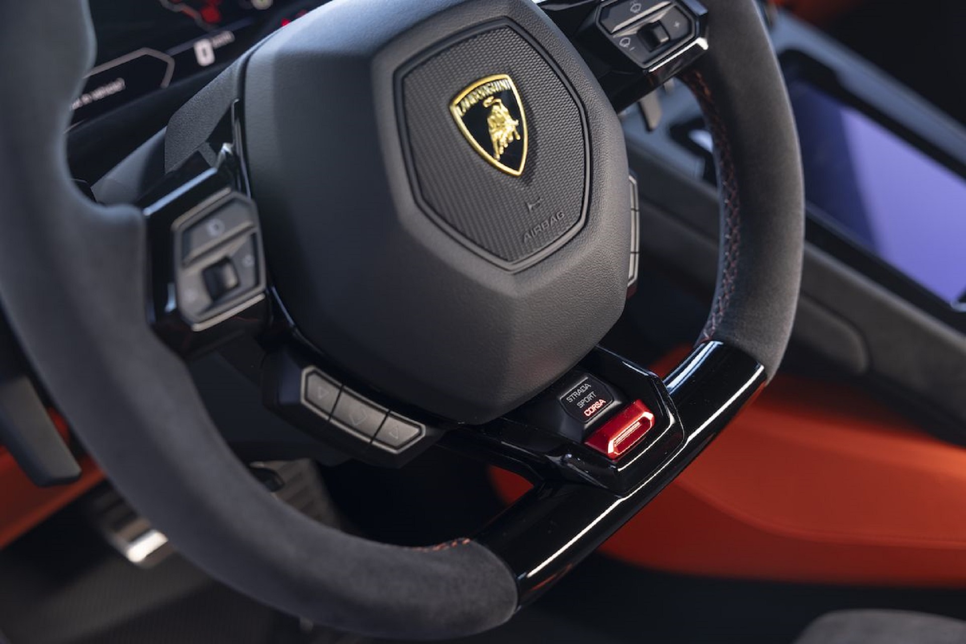 Download 2023 Lamborghini Huracán Tecnica - Interior, Steering Wheel HD Wallpaper 1921x1280 #212