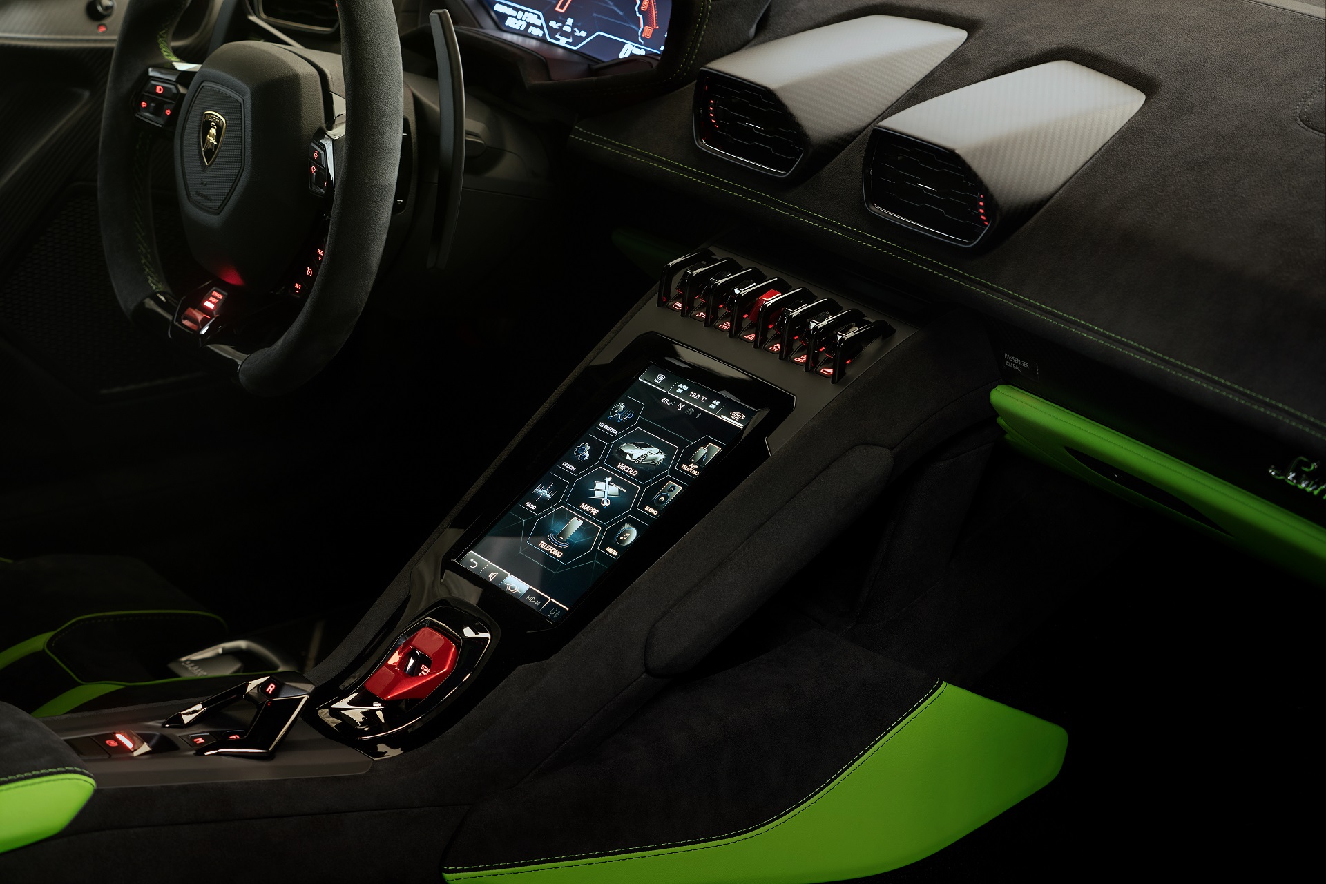 Download 2023 Lamborghini Huracán Tecnica - Interior HD Wallpaper 1920x1280 #50