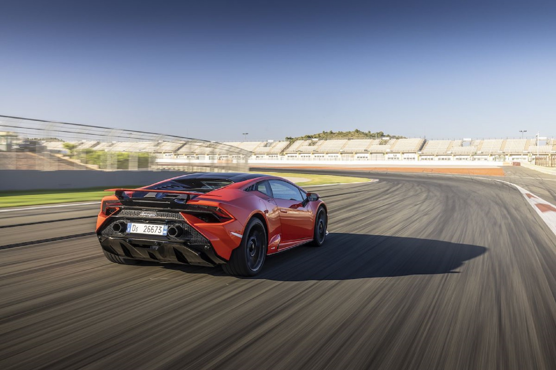 Download 2023 Lamborghini Huracán Tecnica - Rear Three-Quarter HD Wallpaper 1921x1280 #107