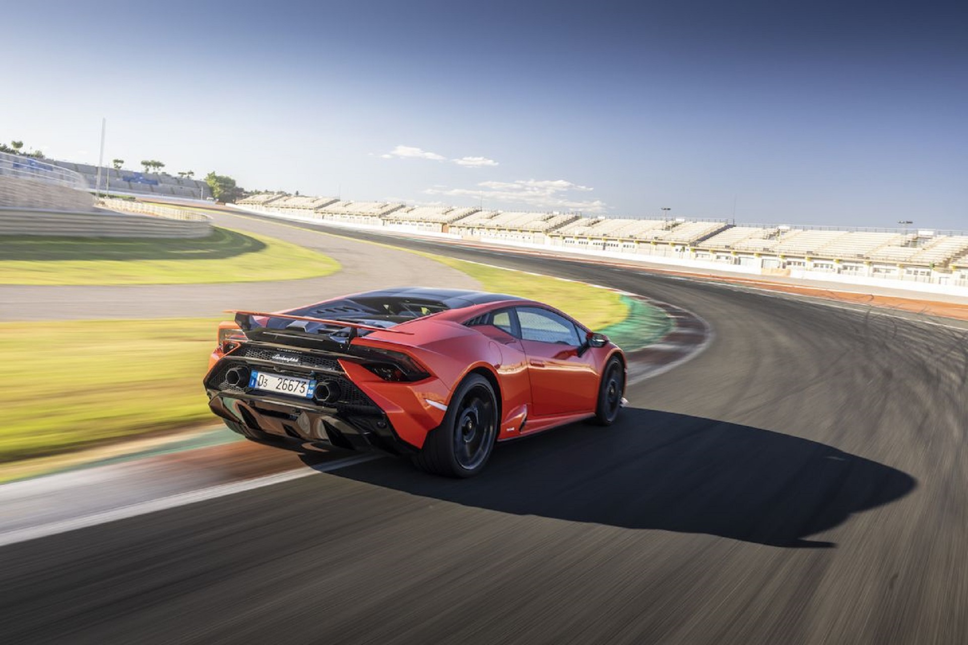 Download 2023 Lamborghini Huracán Tecnica - Rear Three-Quarter HD Wallpaper 1921x1280 #108