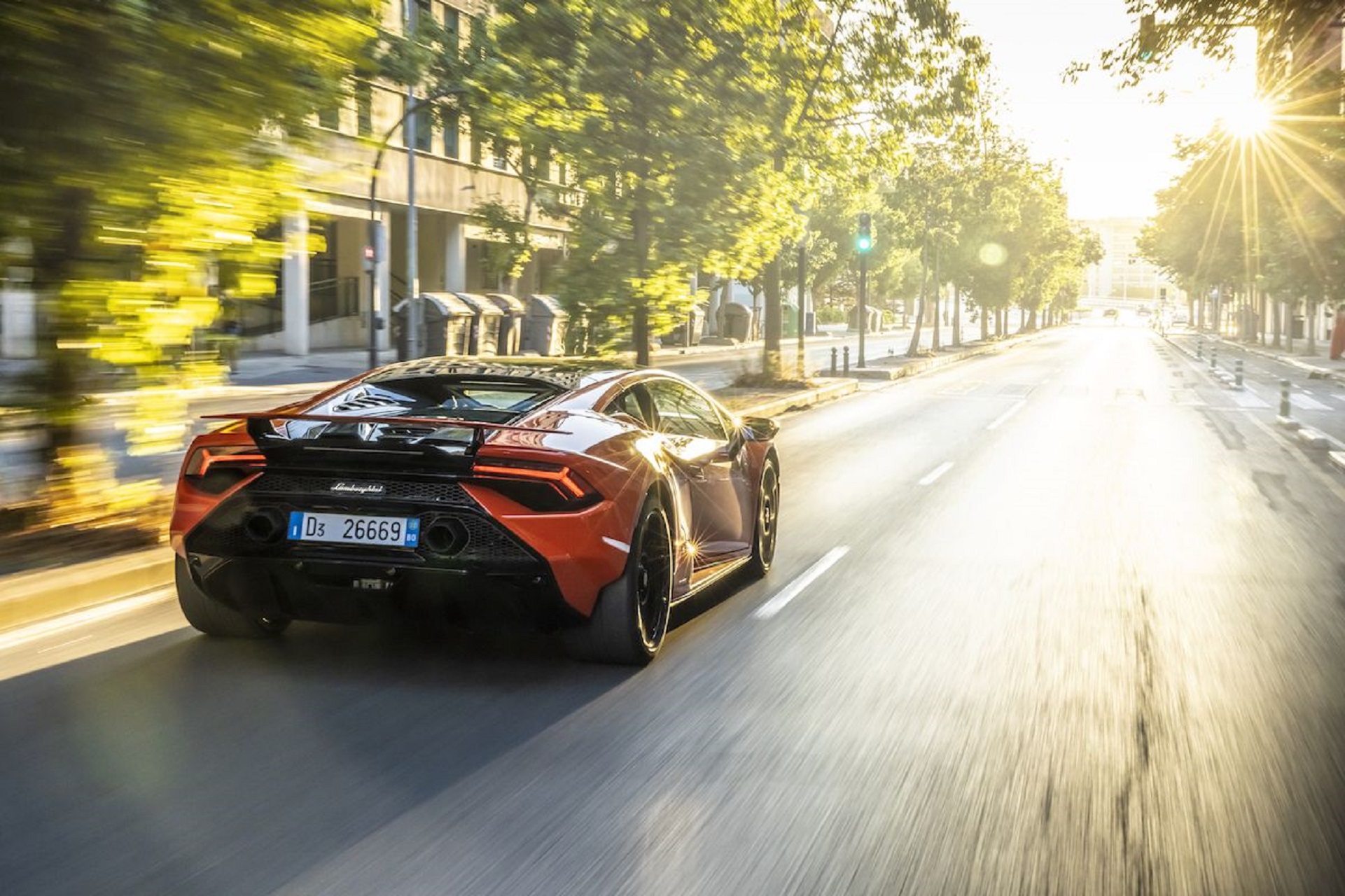 Download 2023 Lamborghini Huracán Tecnica - Rear HD Wallpaper 1921x1280 #149