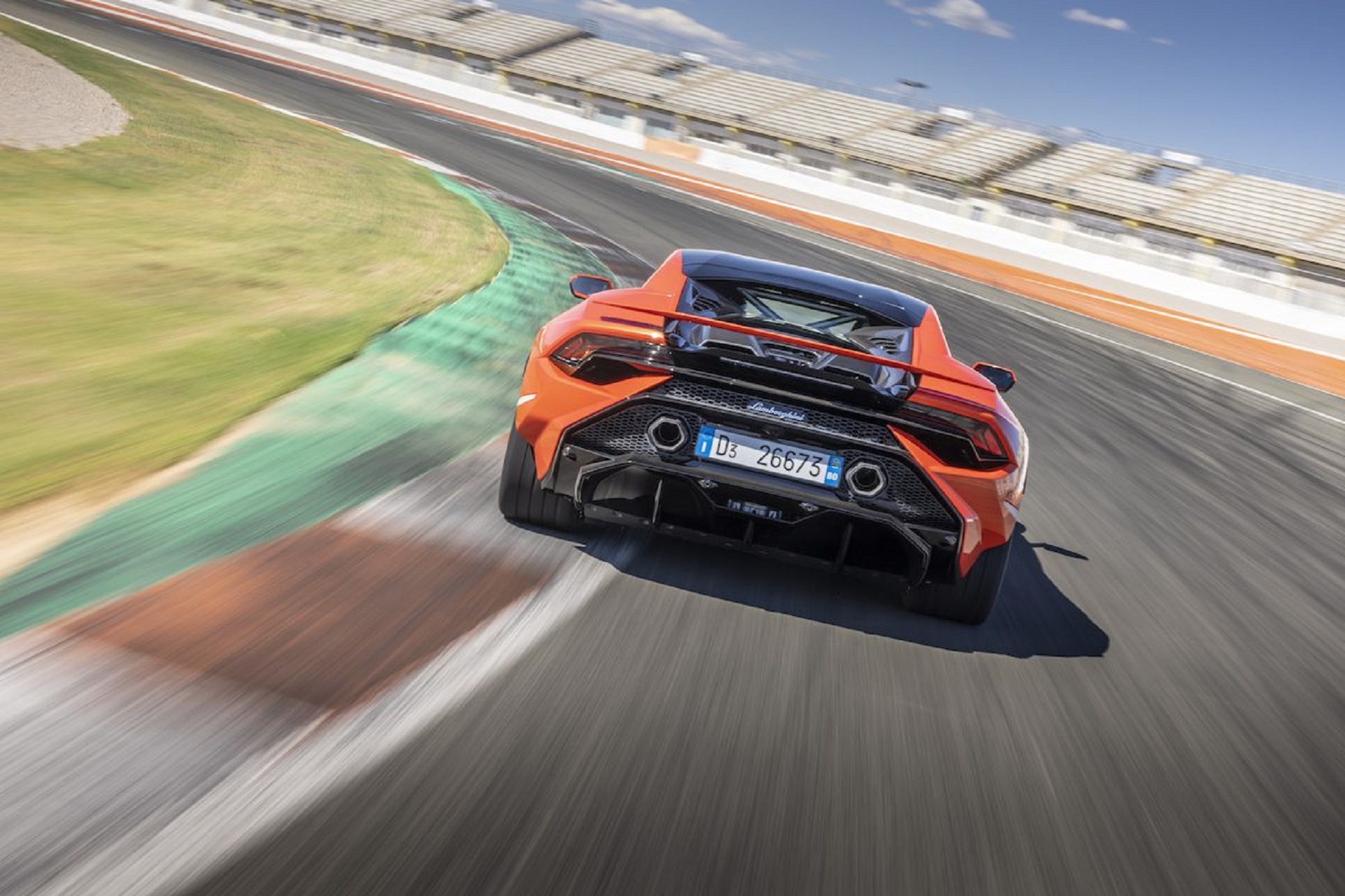 Download 2023 Lamborghini Huracán Tecnica - Rear HD Wallpaper 1921x1280 #131