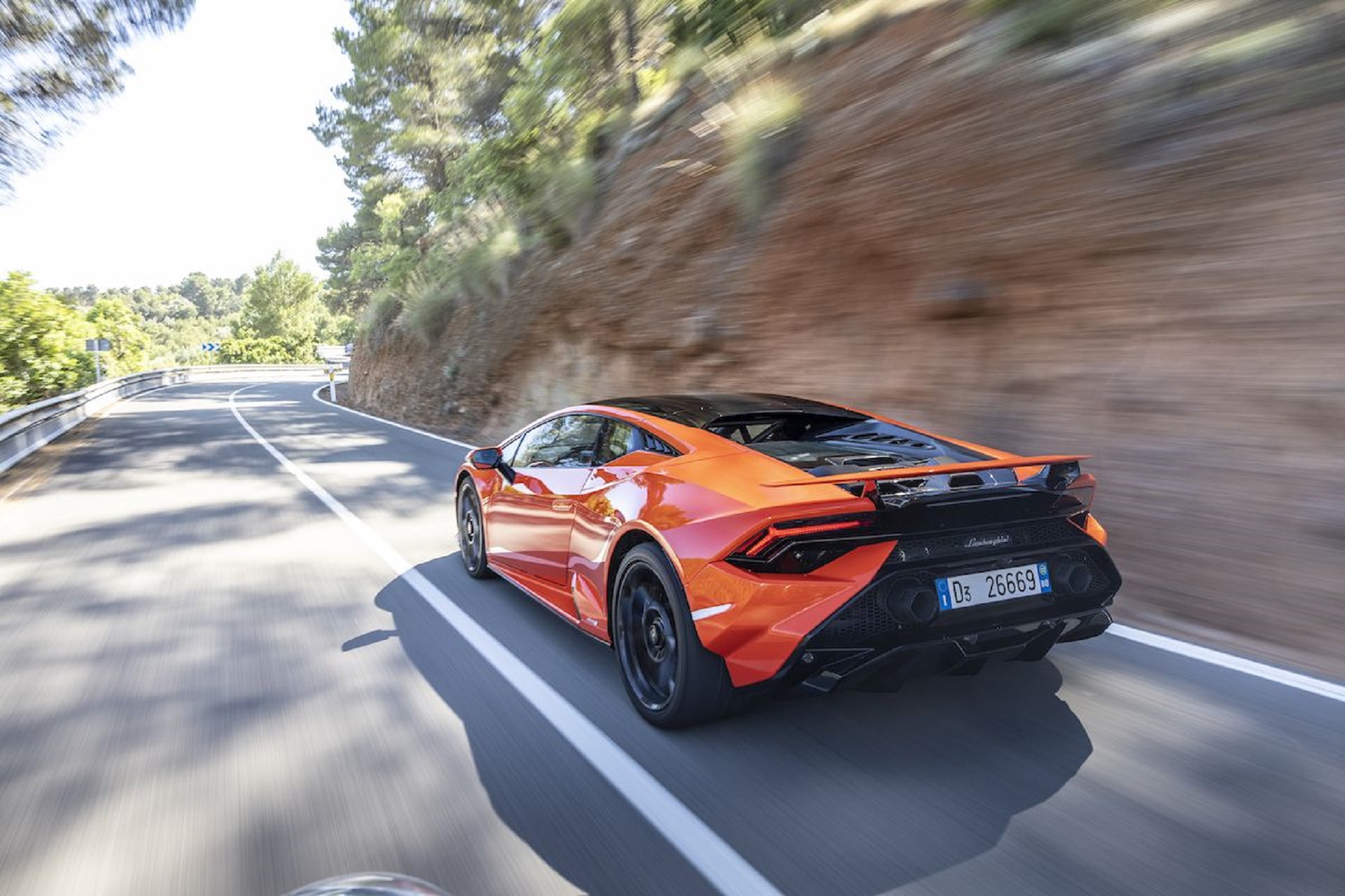 Download 2023 Lamborghini Huracán Tecnica - Rear HD Wallpaper 1921x1280 #97