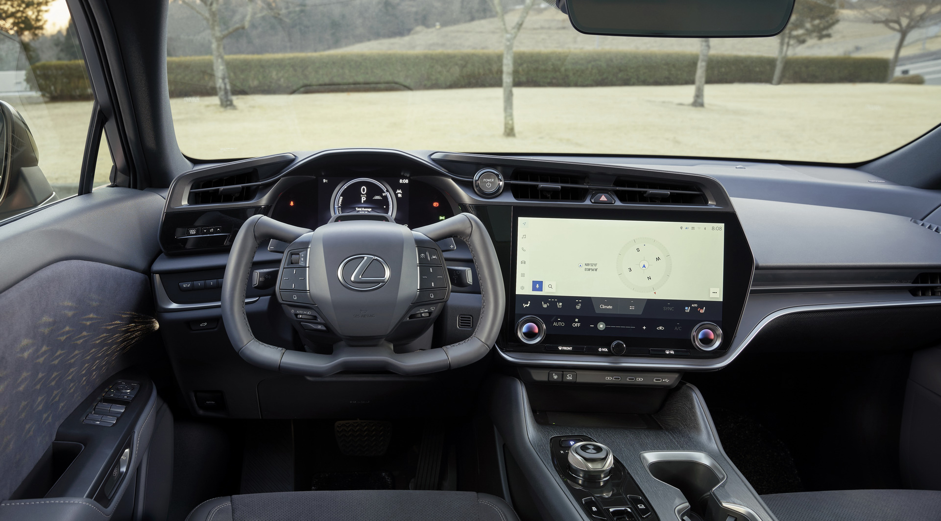 Download 2023 Lexus RZ 450e - Interior, Cockpit HD Wallpaper 1921x1064 #45