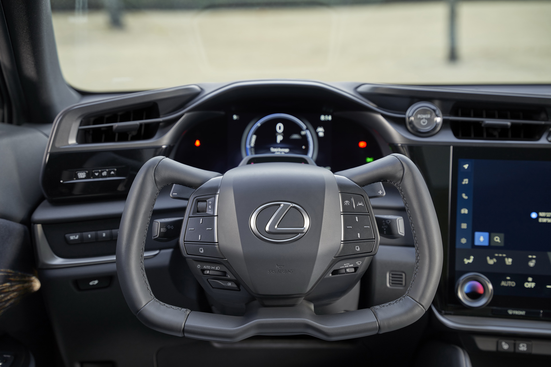 Download 2023 Lexus RZ 450e - Interior, Steering Wheel HD Wallpaper 1921x1281 #48