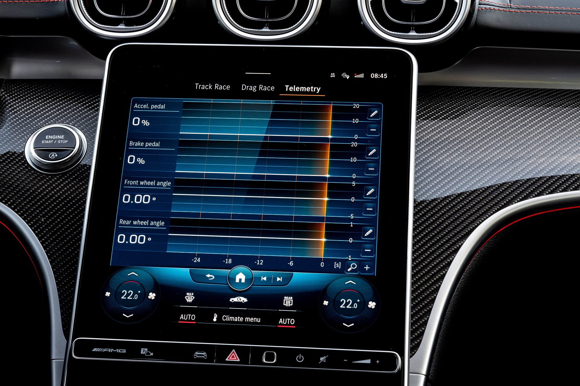 Download 2023 Mercedes-AMG C 43 - Central Console HD Wallpaper 1920x1279 #53