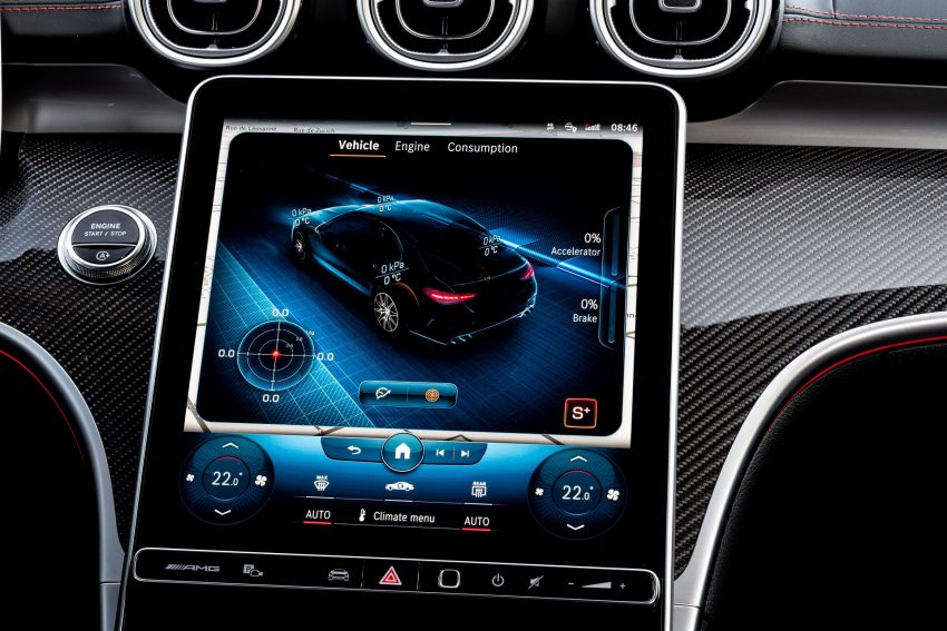 2023 Mercedes-AMG C 43 - Central Console Wallpaper 850x567 #55