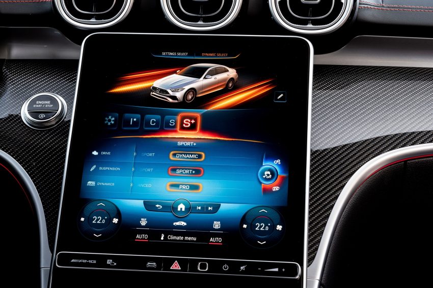 2023 Mercedes-AMG C 43 - Central Console Wallpaper 850x567 #56