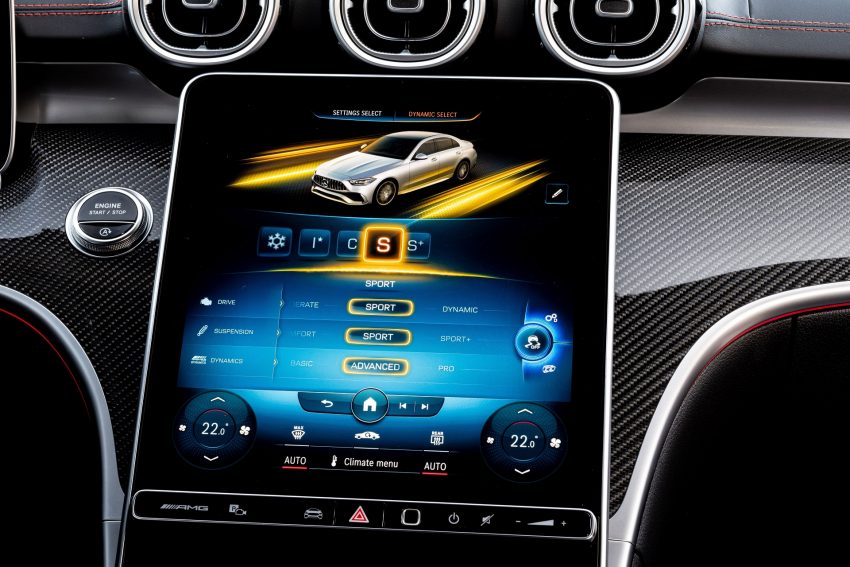 2023 Mercedes-AMG C 43 - Central Console Wallpaper 850x567 #57