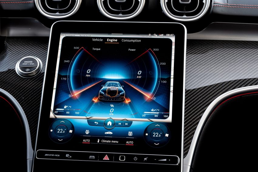 2023 Mercedes-AMG C 43 - Central Console Wallpaper 850x567 #58