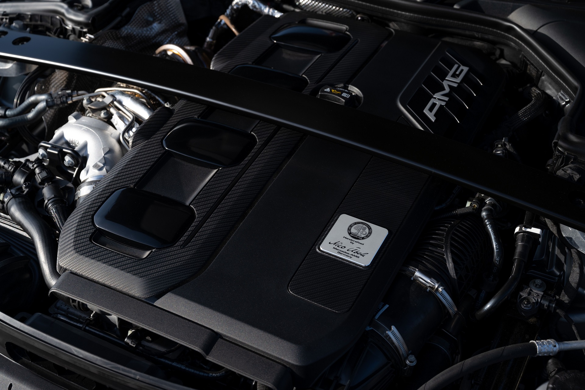 Download 2023 Mercedes-AMG C 43 - Engine HD Wallpaper 1920x1280 #85