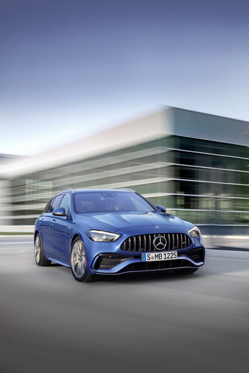 2023 Mercedes-AMG C 43 Estate - Front Phone Wallpaper 850x1274 #14