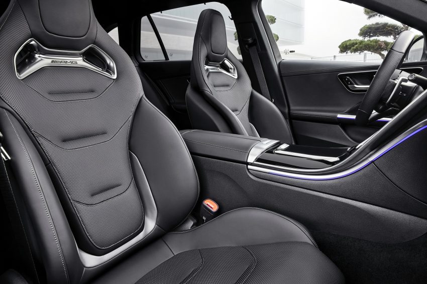 2023 Mercedes-AMG C 43 Estate - Interior, Front Seats Wallpaper 850x567 #33