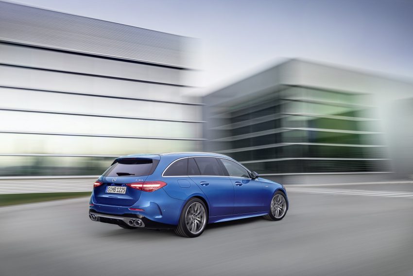 2023 Mercedes-AMG C 43 Estate - Rear Three-Quarter Wallpaper 850x567 #15