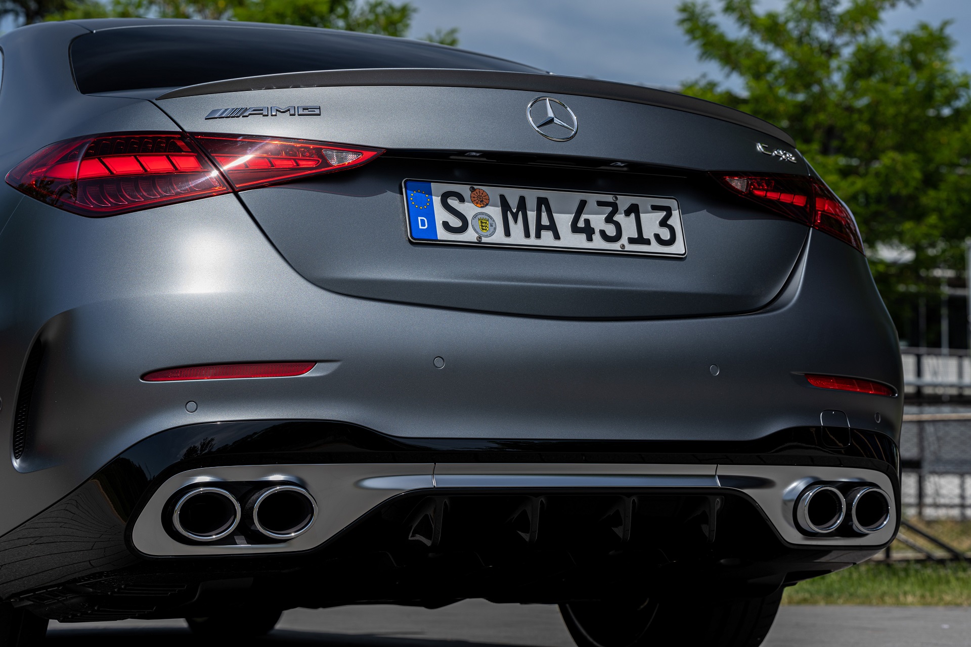 Download 2023 Mercedes-AMG C 43 - Exhaust HD Wallpaper 1920x1280 #84