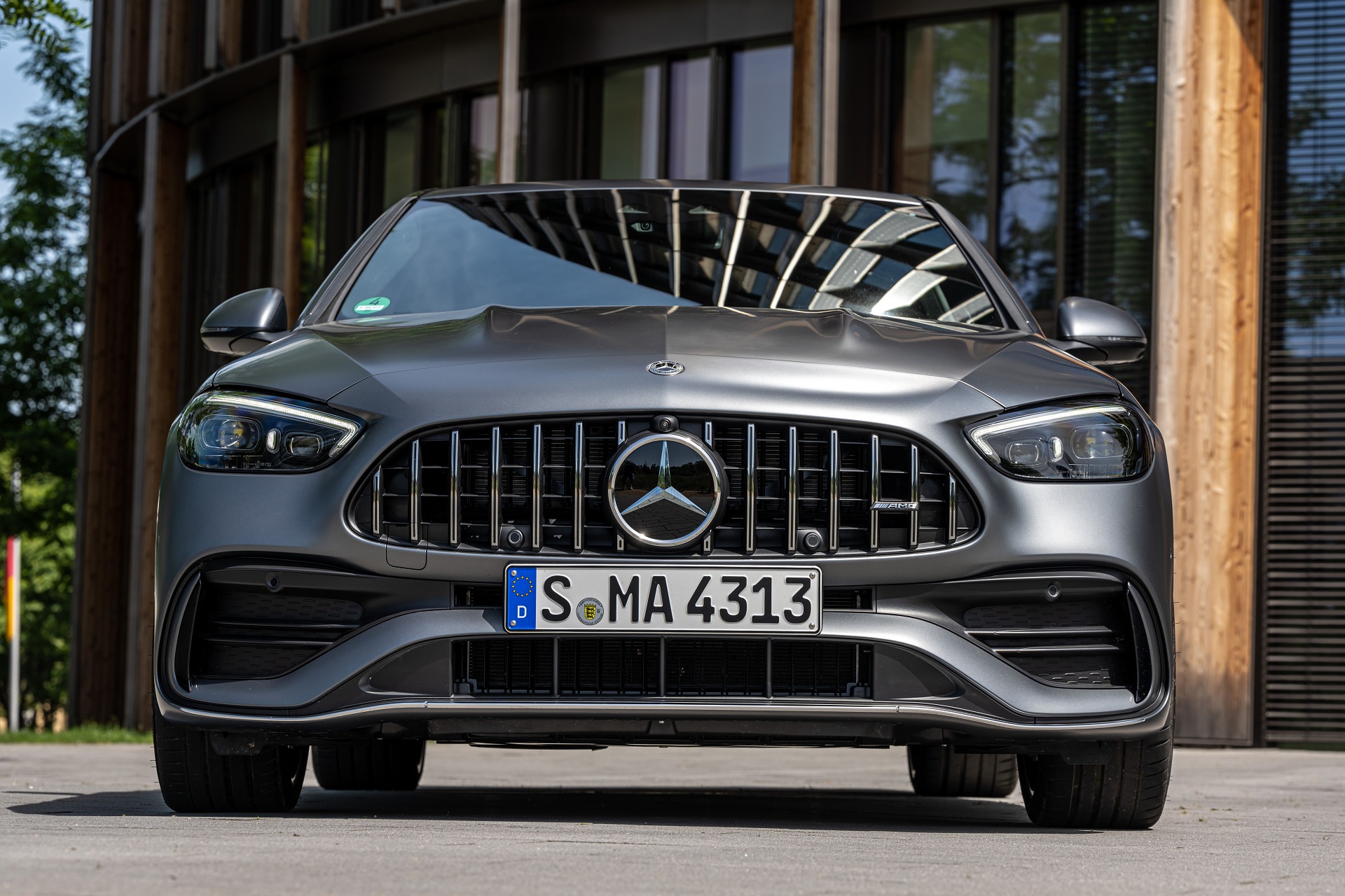 Download 2023 Mercedes-AMG C 43 - Front HD Wallpaper 1920x1280 #75