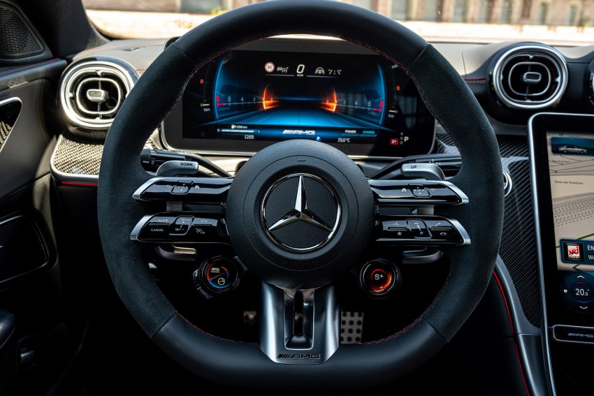 2023 Mercedes-AMG C 43 - Interior, Steering Wheel Wallpaper 850x567 #51