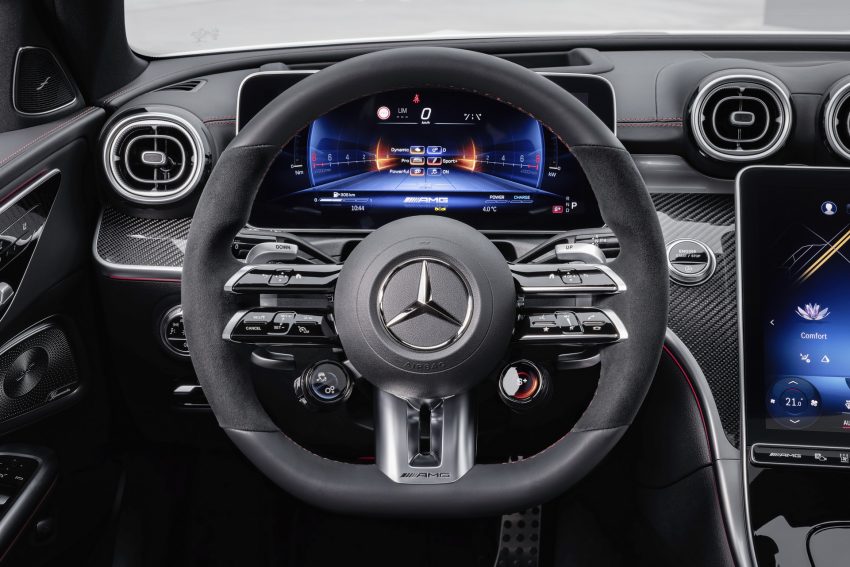 2023 Mercedes-AMG C 43 - Interior, Steering Wheel Wallpaper 850x567 #32