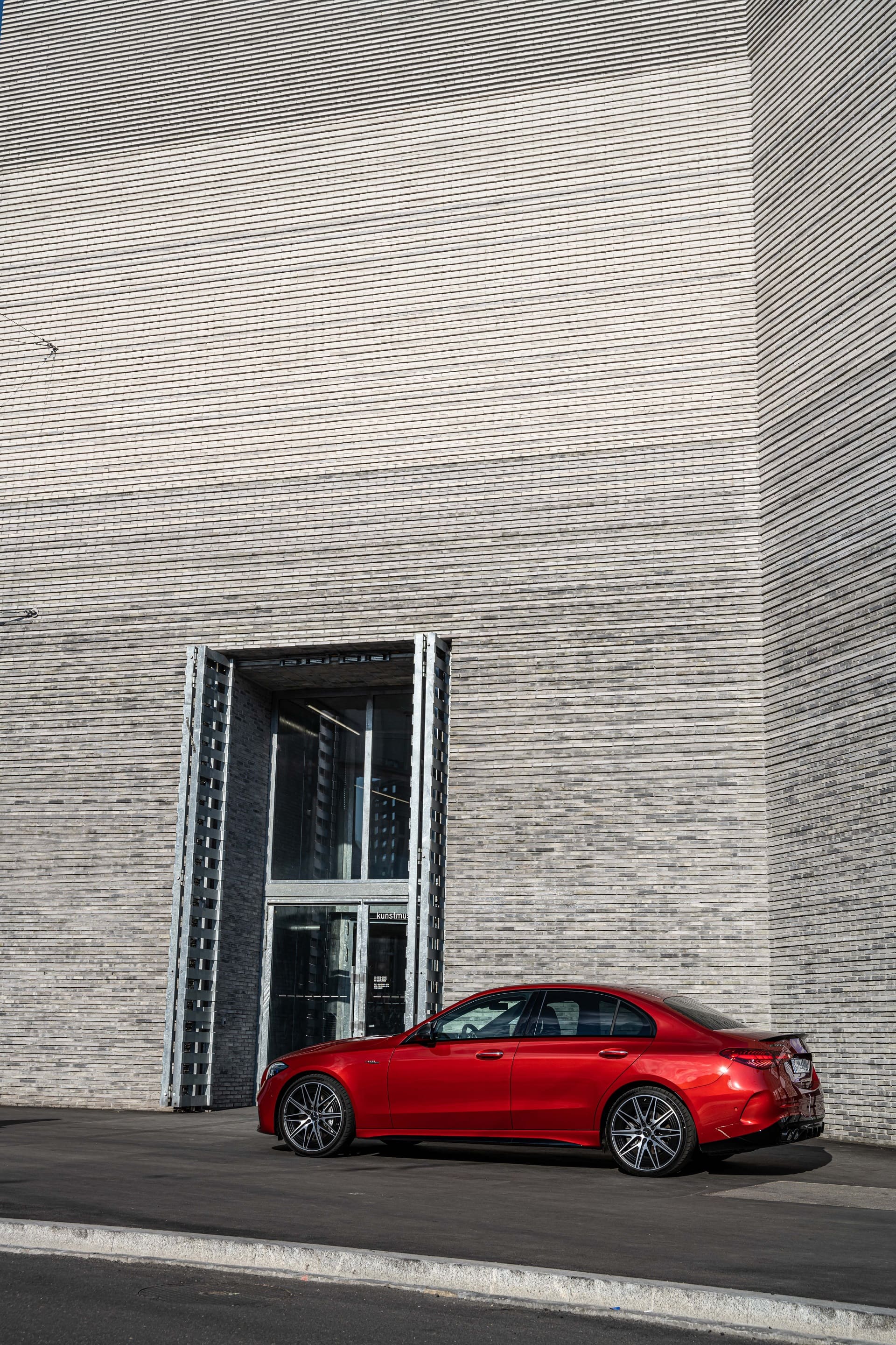 Download 2023 Mercedes-AMG C 43 - Rear Three-Quarter HD Phone Wallpaper 1920x2880 #40