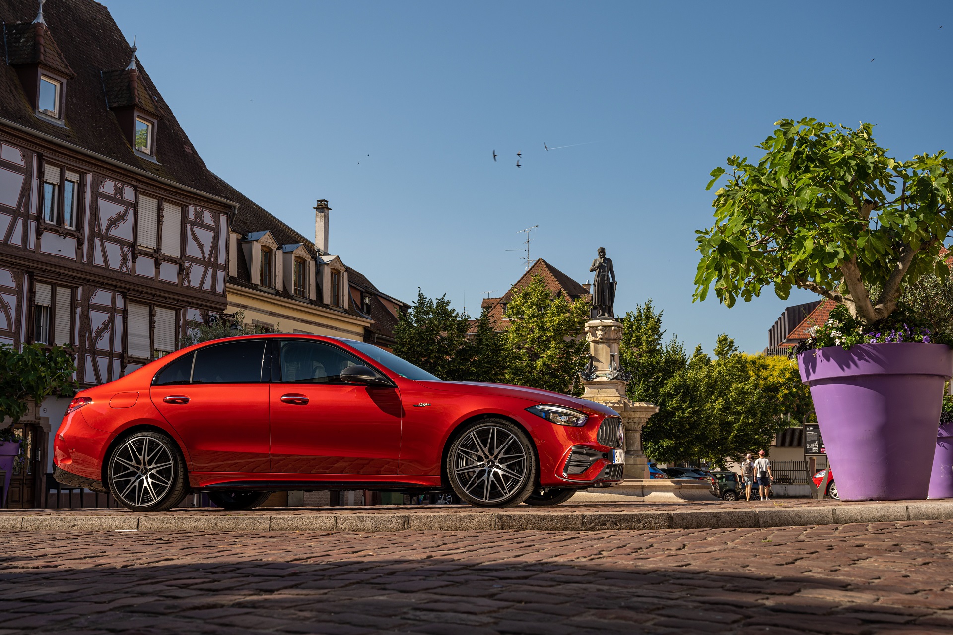 Download 2023 Mercedes-AMG C 43 - Side HD Wallpaper 1920x1280 #42