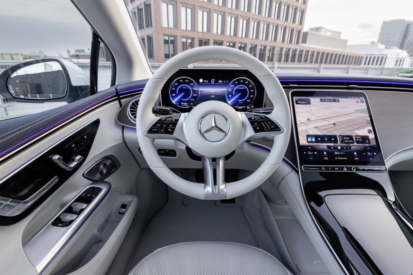 2023 Mercedes-Benz EQE 350+ - Interior, Steering Wheel Wallpaper 850x566 #25