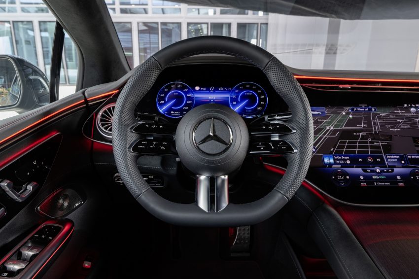 2023 Mercedes-Benz EQE 500 4Matic - Interior, Steering Wheel Wallpaper 850x566 #35