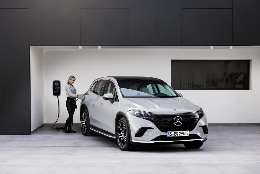 2023 Mercedes-Benz EQS SUV - Charging Wallpaper 850x567 #33
