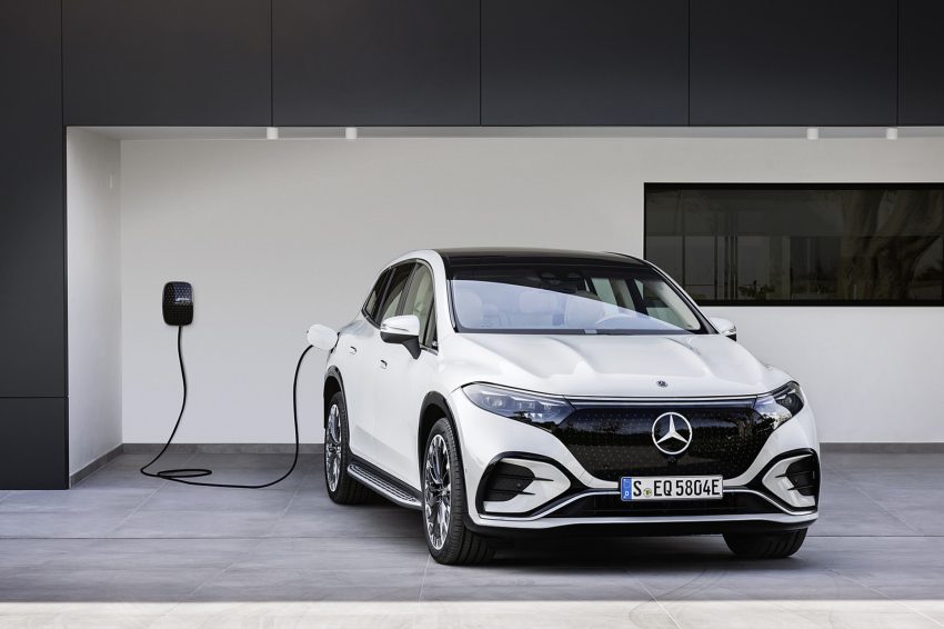 2023 Mercedes-Benz EQS SUV - Charging Wallpaper 850x566 #31