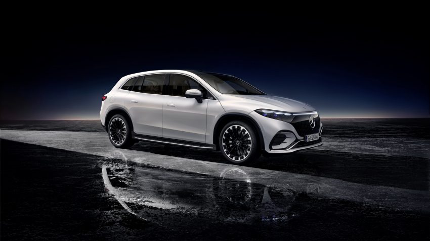 2023 Mercedes-Benz EQS SUV - Front Three-Quarter Wallpaper 850x478 #64