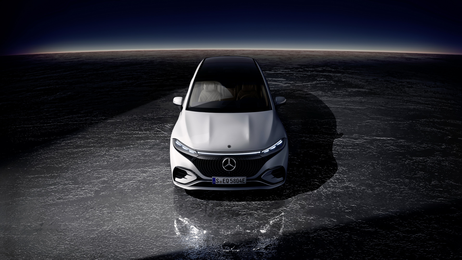 Download 2023 Mercedes-Benz EQS SUV - Front HD Wallpaper 1921x1081 #66