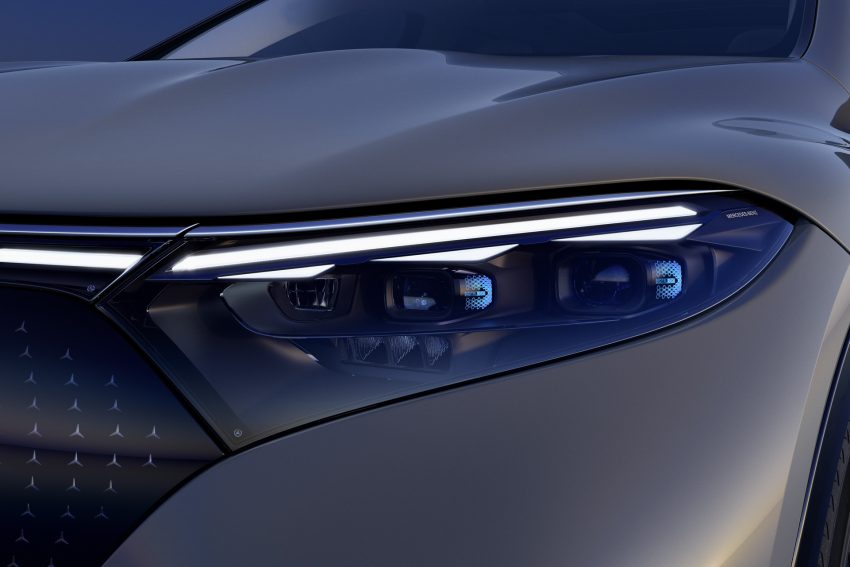 2023 Mercedes-Benz EQS SUV - Headlight Wallpaper 850x567 #73