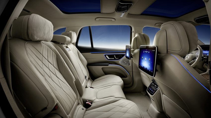 2023 Mercedes-Benz EQS SUV - Interior, Rear Seats Wallpaper 850x478 #94