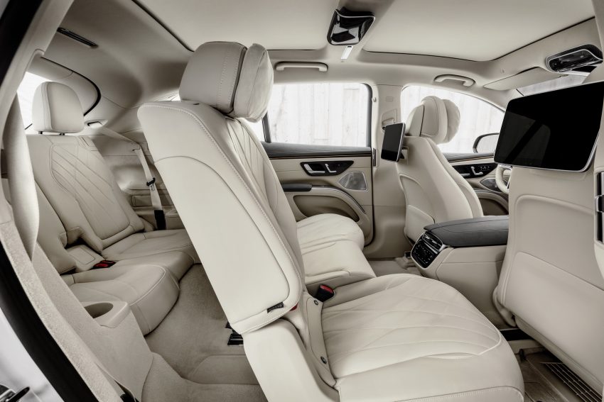 2023 Mercedes-Benz EQS SUV - Interior, Rear Seats Wallpaper 850x567 #57