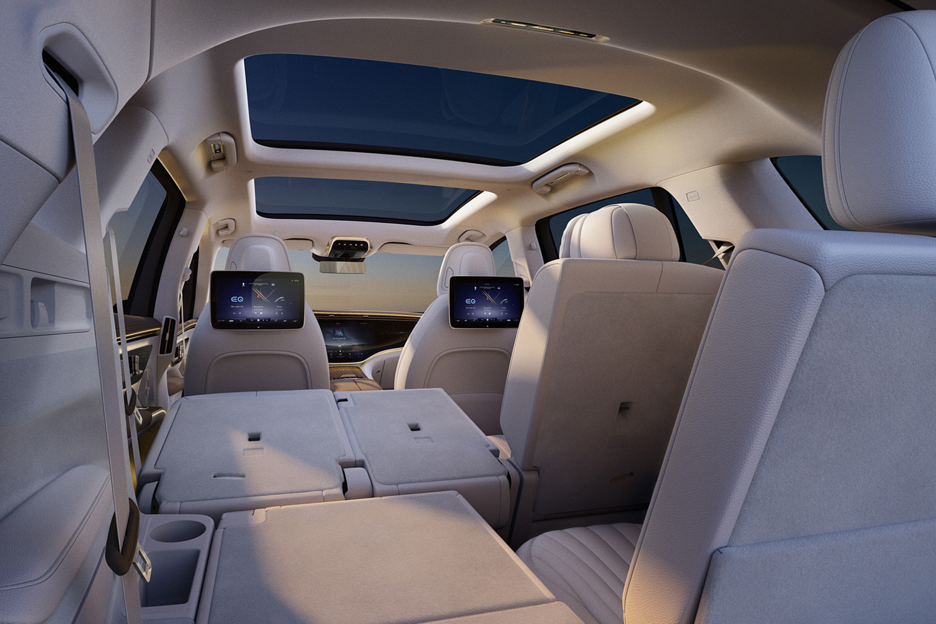 Download 2023 Mercedes-Benz EQS SUV - Interior HD Wallpaper 1920x1280 #95