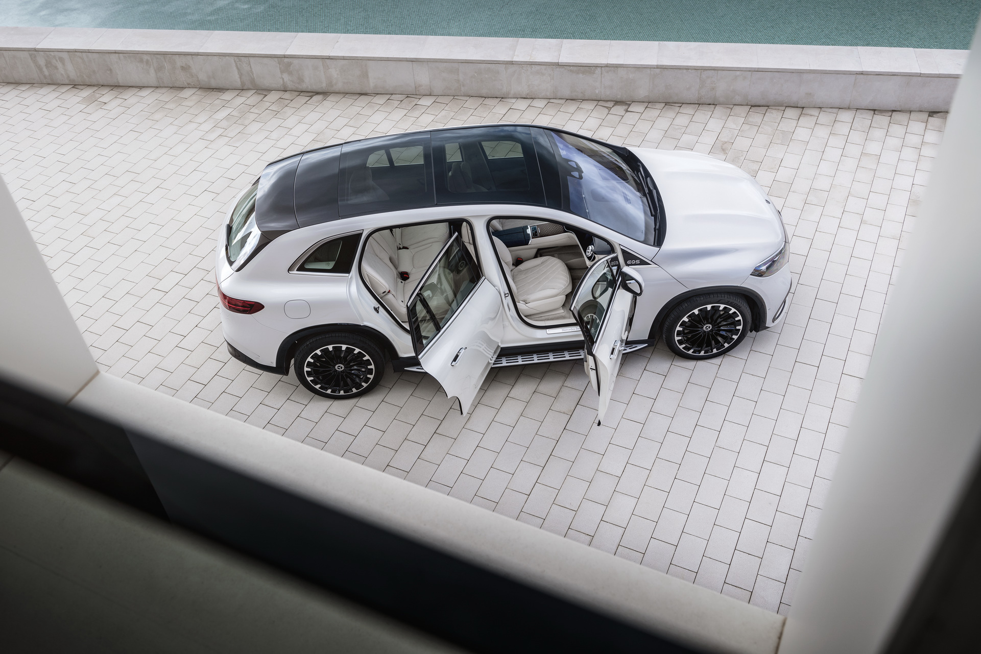 Download 2023 Mercedes-Benz EQS SUV - Top HD Wallpaper 1921x1281 #45