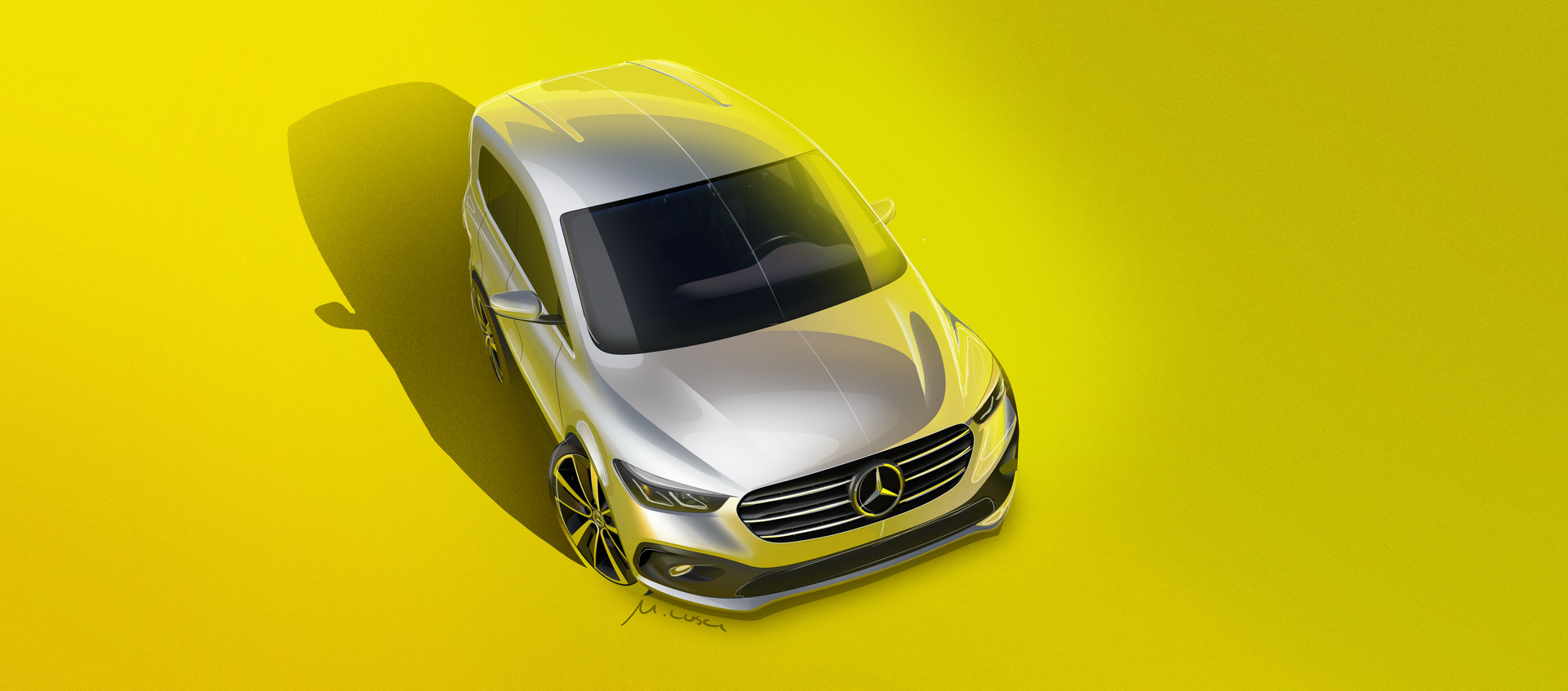Download 2023 Mercedes-Benz T180 - Design Sketch HD Wallpaper 1921x847 #29