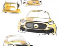 2023 Mercedes-Benz T180 - Design Sketch Wallpaper 190x150
