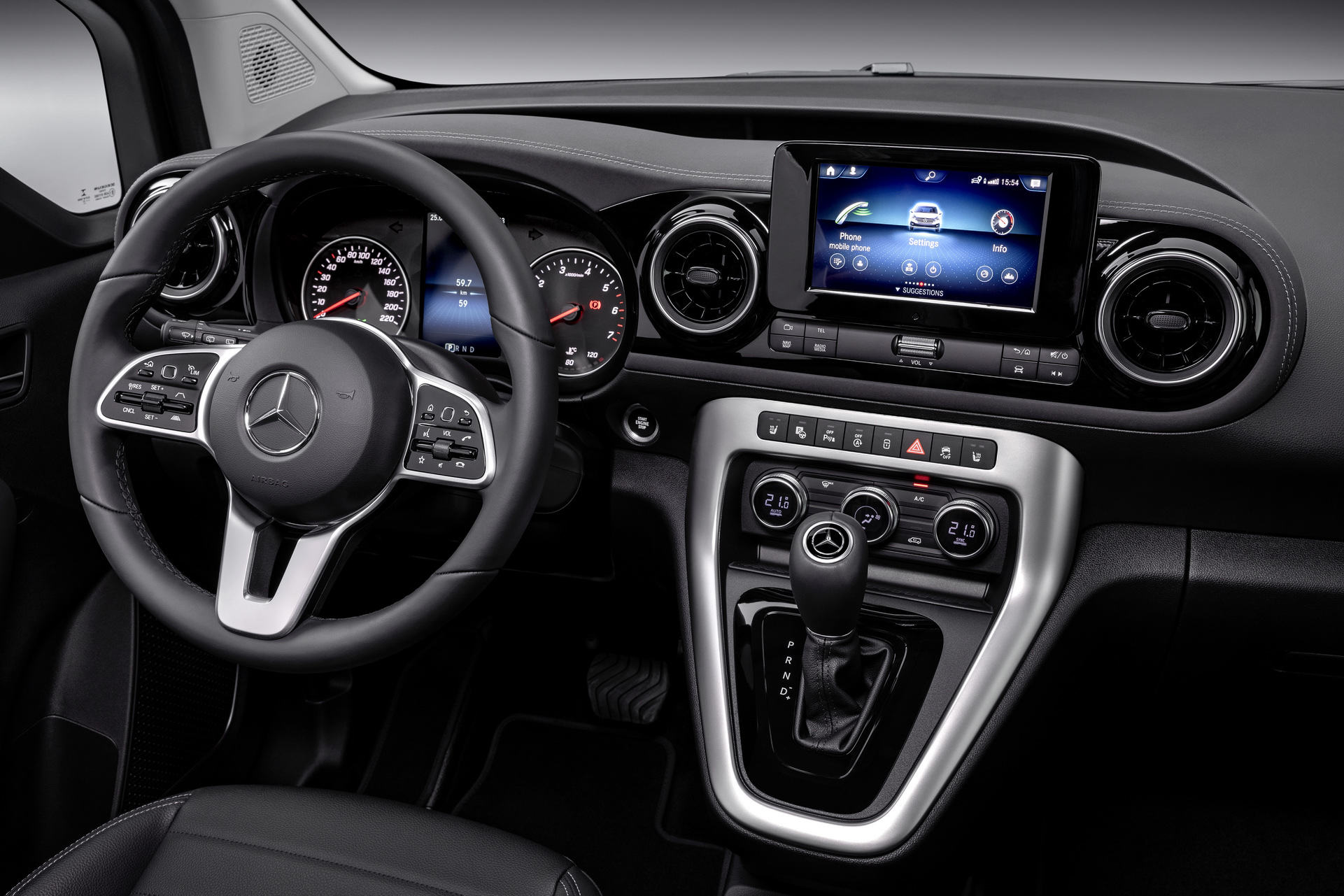 Download 2023 Mercedes-Benz T180 - Interior HD Wallpaper 1921x1281 #22