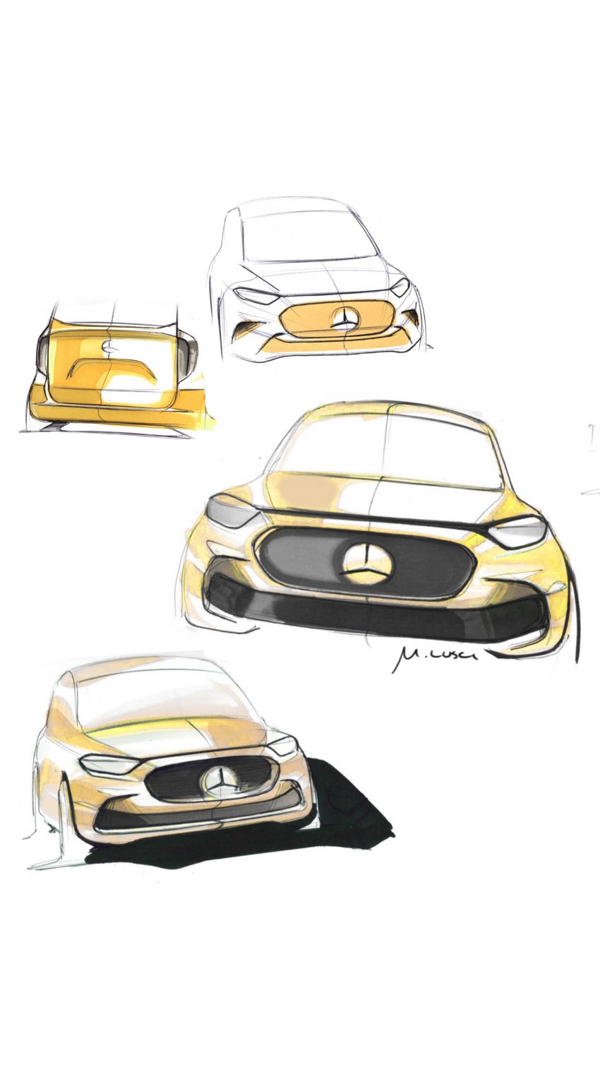 2023 Mercedes-Benz T180d - Design Sketch Phone Wallpaper 850x1511 #43