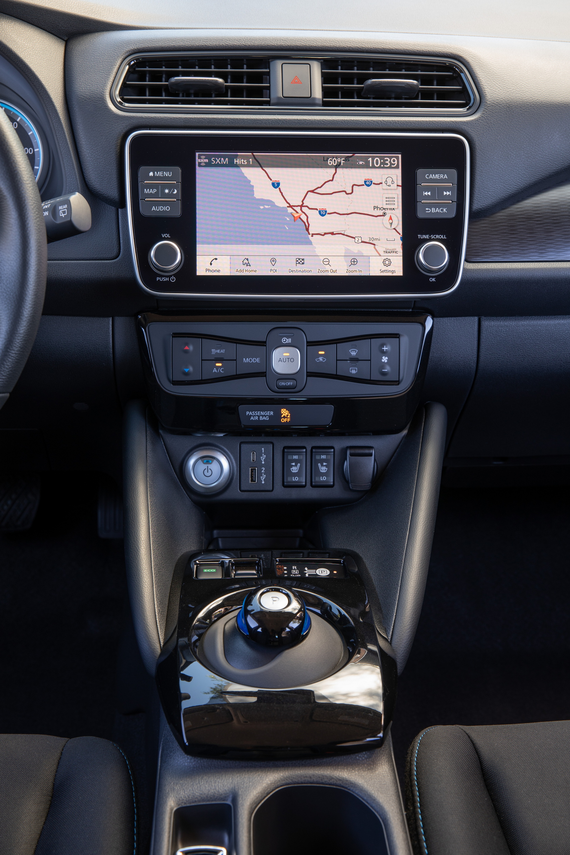 Download 2023 Nissan Leaf - US version - Central Console HD Phone Wallpaper 1920x2880 #25