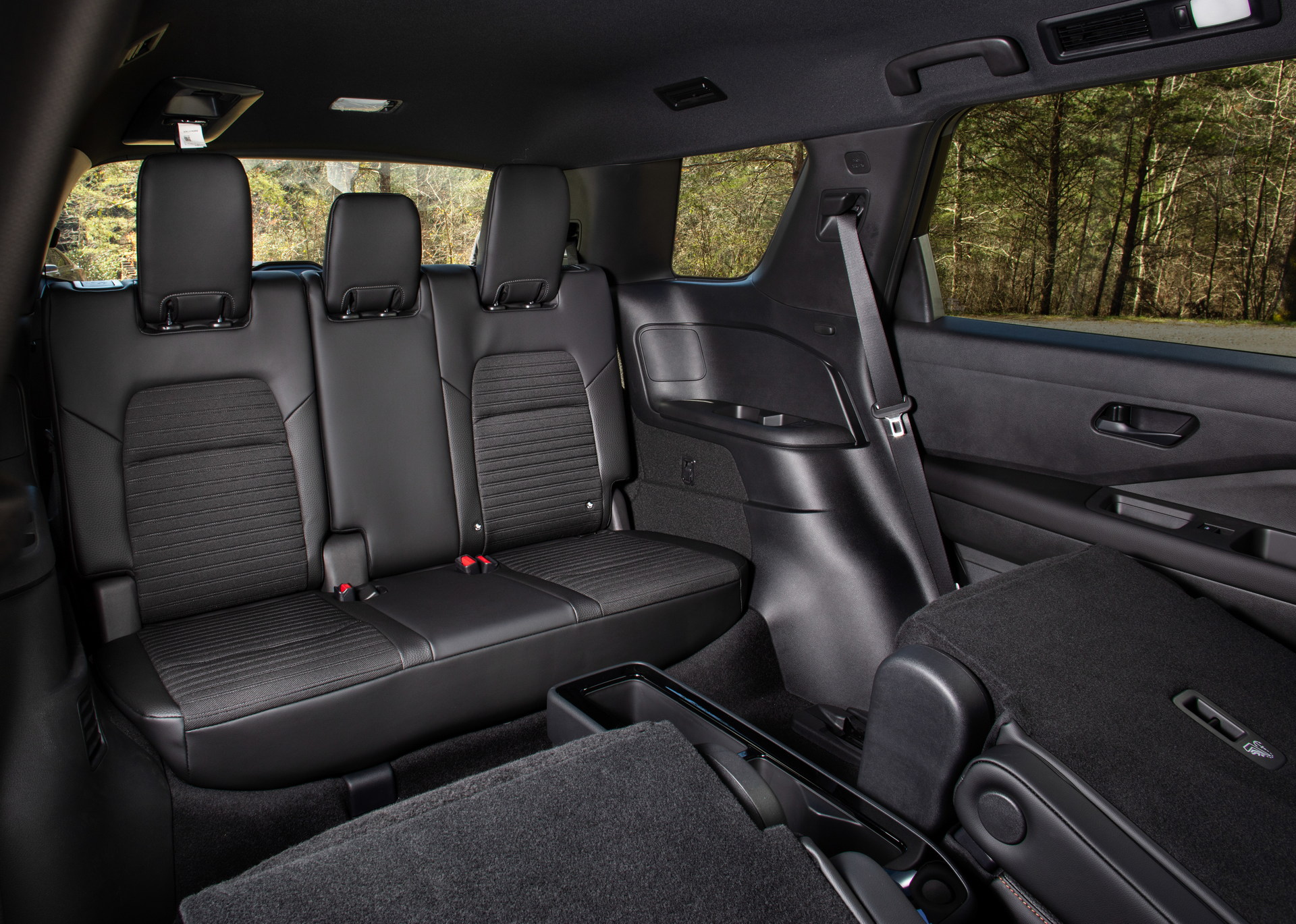 Download 2023 Nissan Pathfinder Rock Creek - Interior, Third Row Seats HD Wallpaper 1920x1369 #27