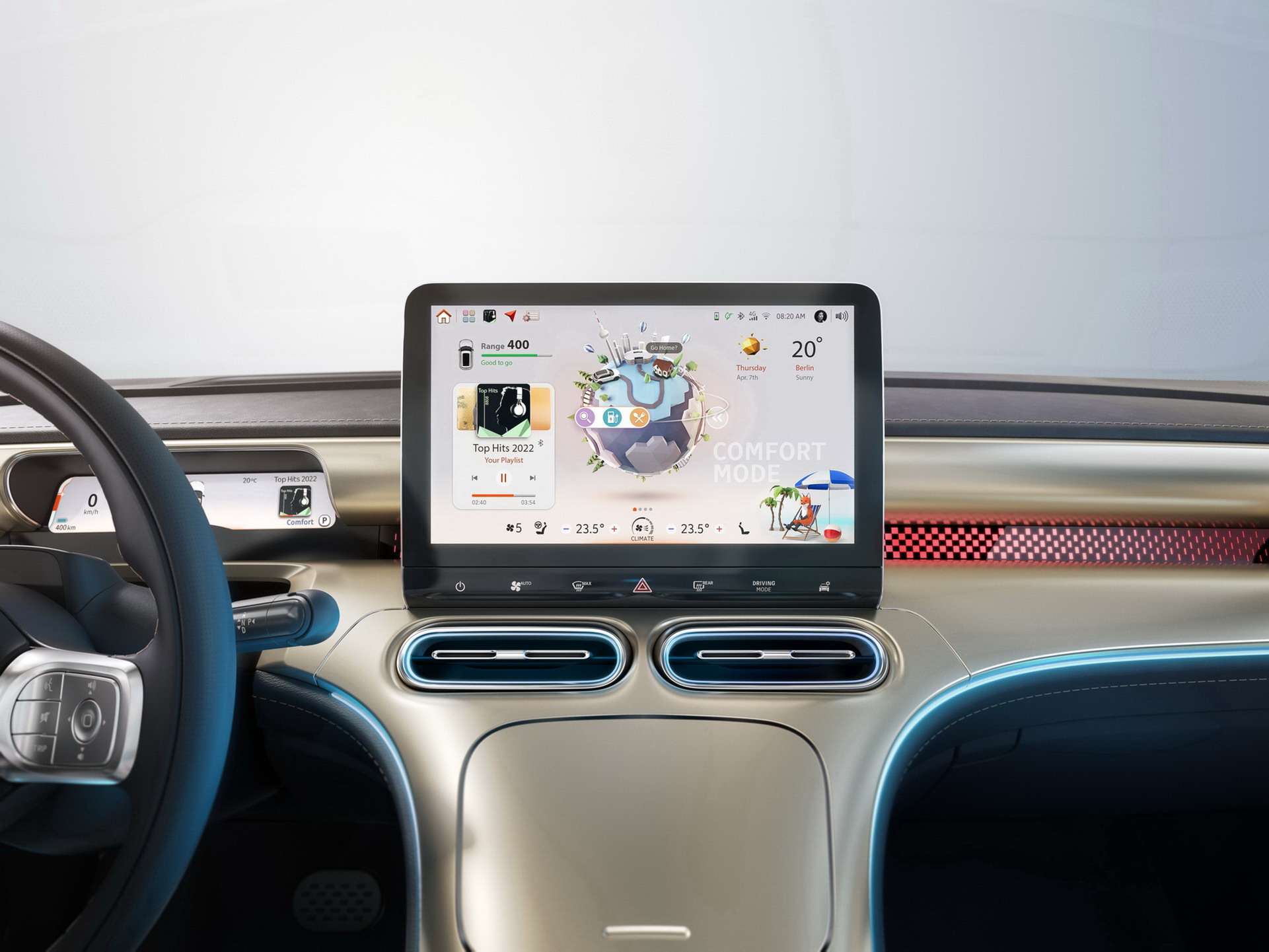 Download 2023 Smart #1 Launch Edition - Central Console HD Wallpaper 1921x1441 #35