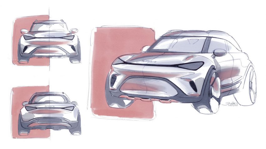 2023 Smart #1 Launch Edition - Design Sketch HD Wallpapers 850x478 #46 2023 Smart #1 Launch Edition - Design Sketch Wallpaper 850x478 #46