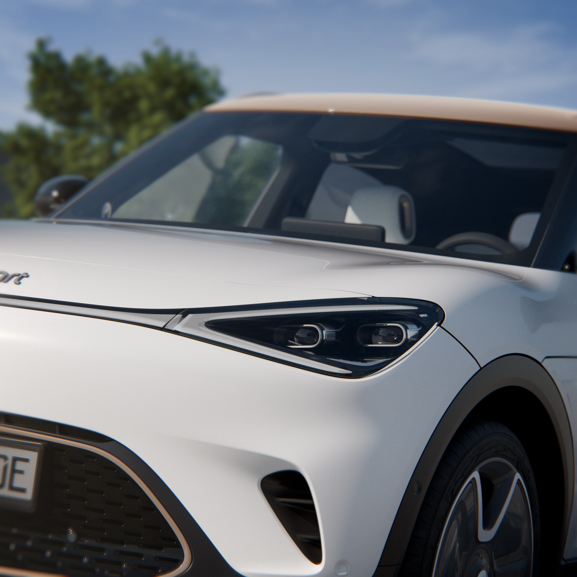 Download 2023 Smart #1 Launch Edition - Headlight HD Wallpaper 1921x1921 #8