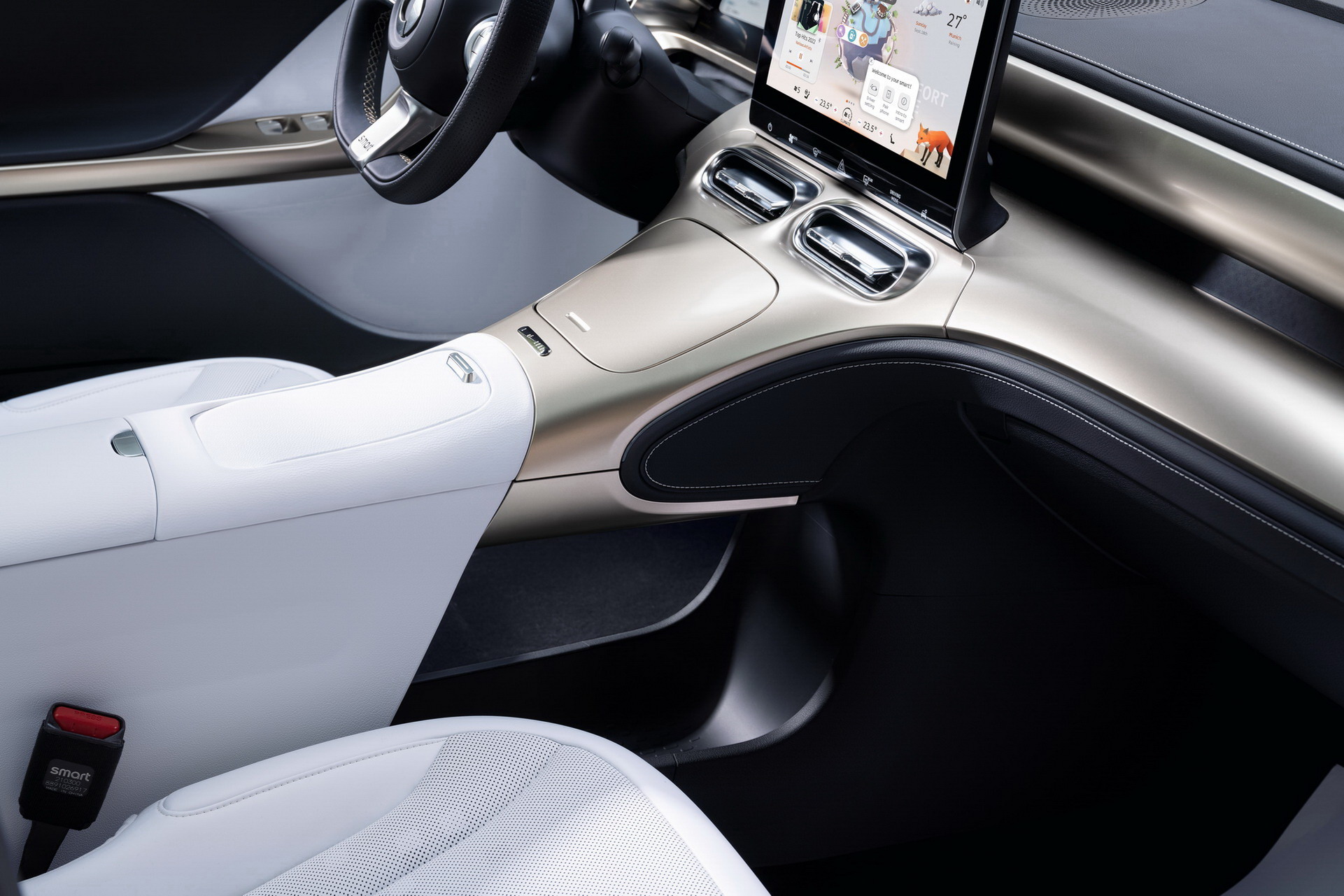 Download 2023 Smart #1 Launch Edition - Interior, Detail HD Wallpaper 1921x1281 #23