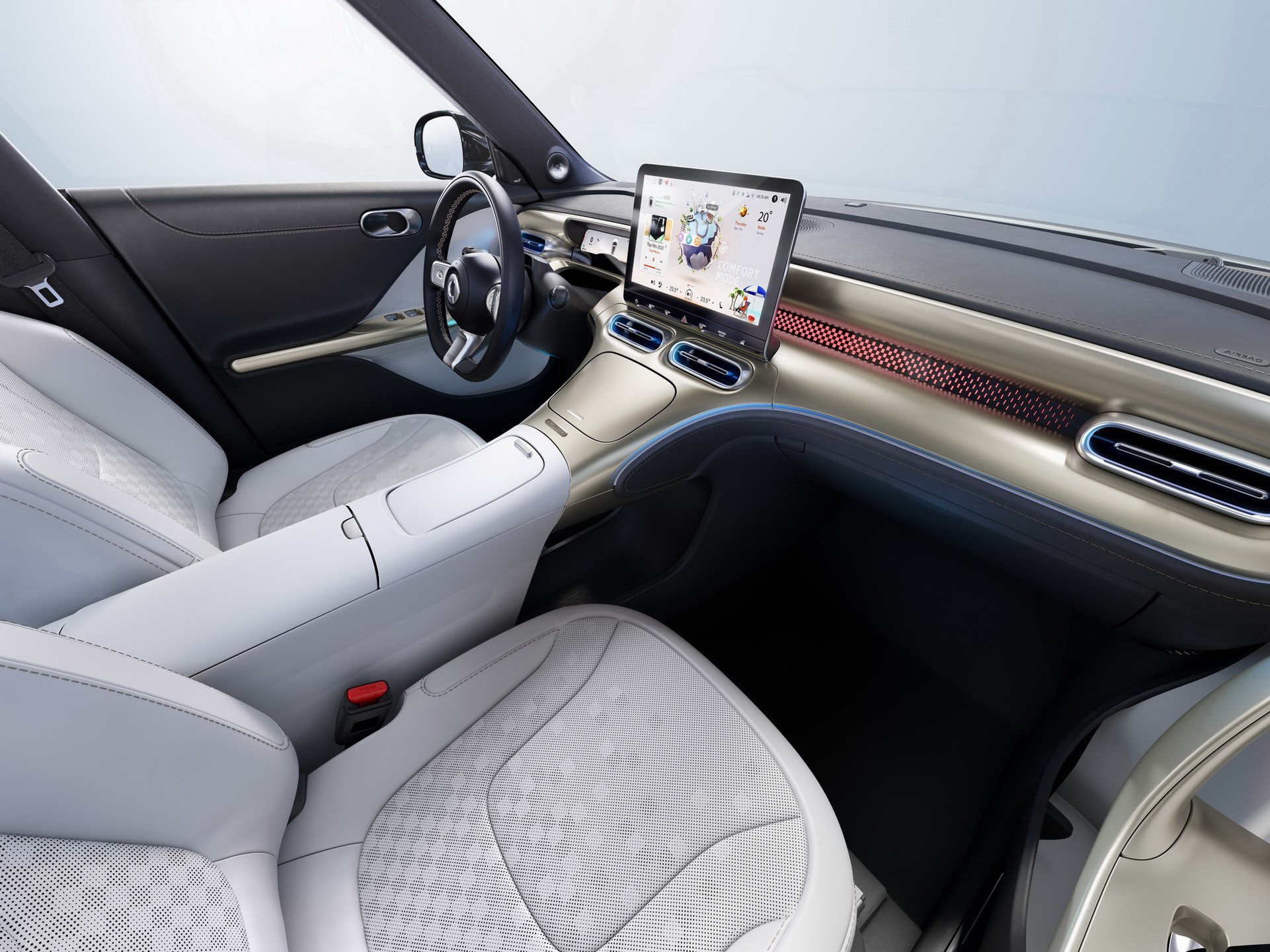Download 2023 Smart #1 Launch Edition - Interior HD Wallpaper 1921x1441 #24
