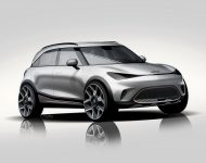 2023 Smart #1 Premium - Design Sketch Wallpaper 190x150
