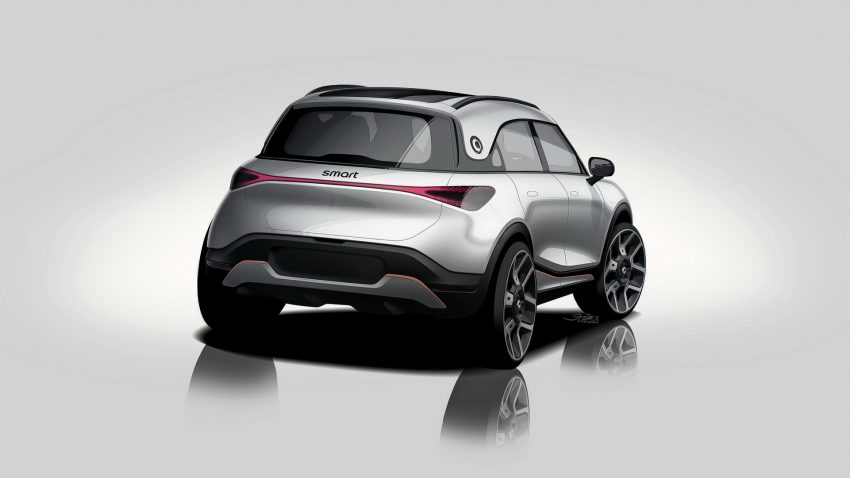 2023 Smart #1 Premium - Design Sketch Wallpaper 850x478 #17